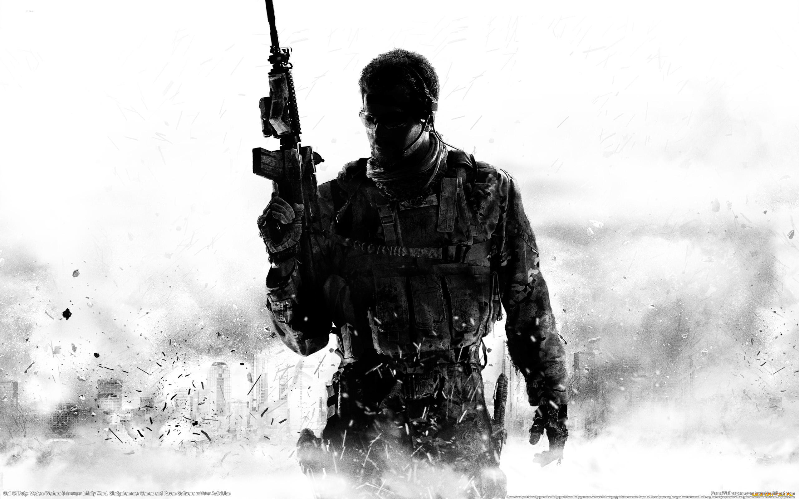 Обои Call of Duty: Modern Warfare 3 Видео Игры Call of Duty: Modern Warfare  3, обои для рабочего стола, фотографии call, of, duty, modern, warfare,  видео, игры, автомат, солдат Обои для рабочего